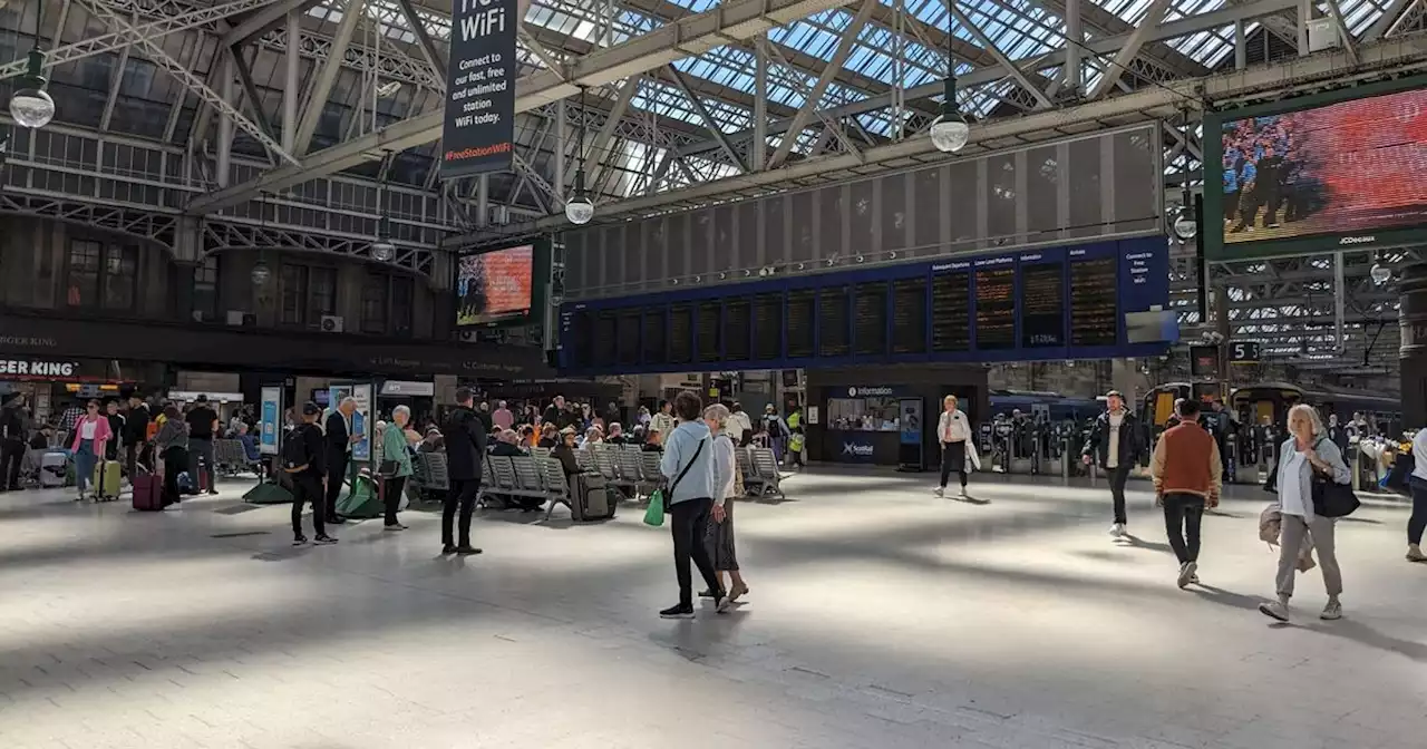 Train passengers face delays at Glasgow Central after person falls ill