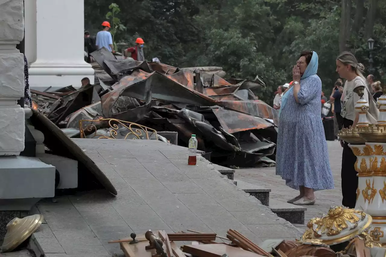 Russian attack on port city Odesa kills one, damages cathedral: Ukrainian officials