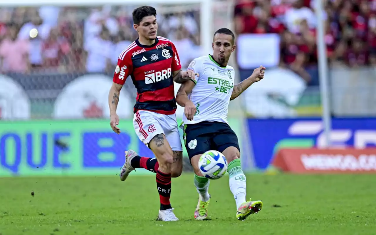 Flamengo sai atrás, mas arranca empate no fim com o América-MG | Flamengo | O Dia