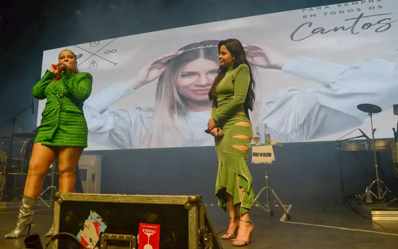 Maiara e Maraisa prestam homenagem à Marília Mendonça em show | Celebridades | O Dia