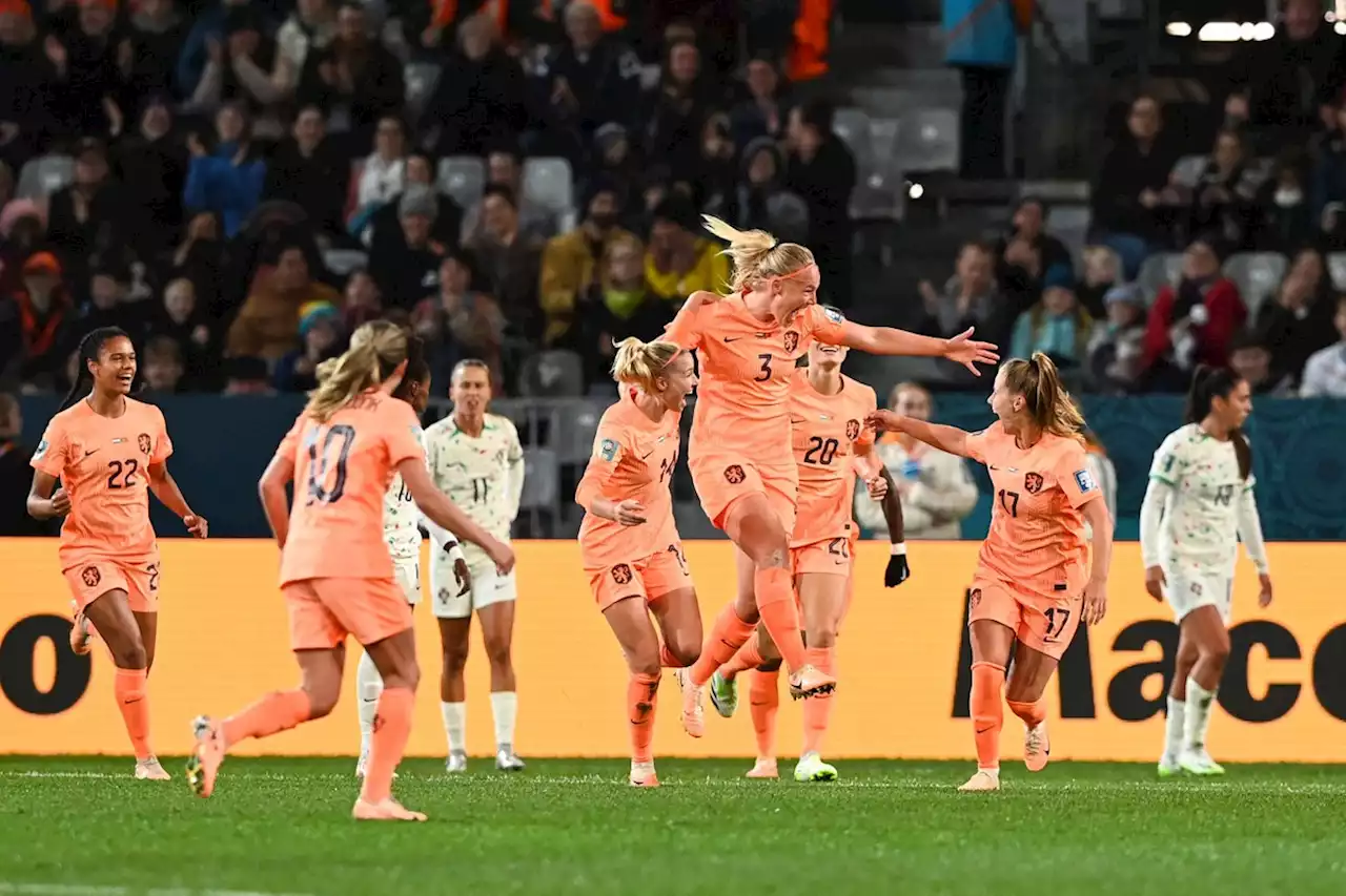 Holanda marca gol mais rápido desta Copa do Mundo Feminina, mas corre riscos para vencer Portugal