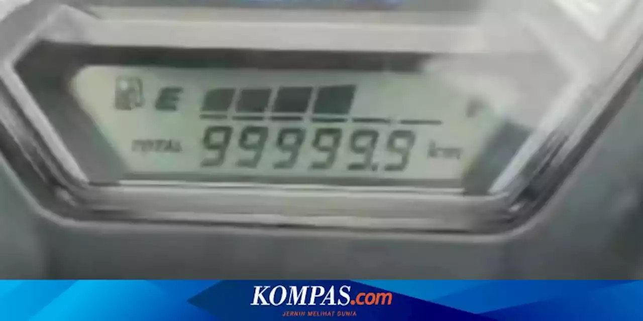 Melihat Odometer Motor Mentok di Angka 99999.9 dan Kembali ke Nol Lagi