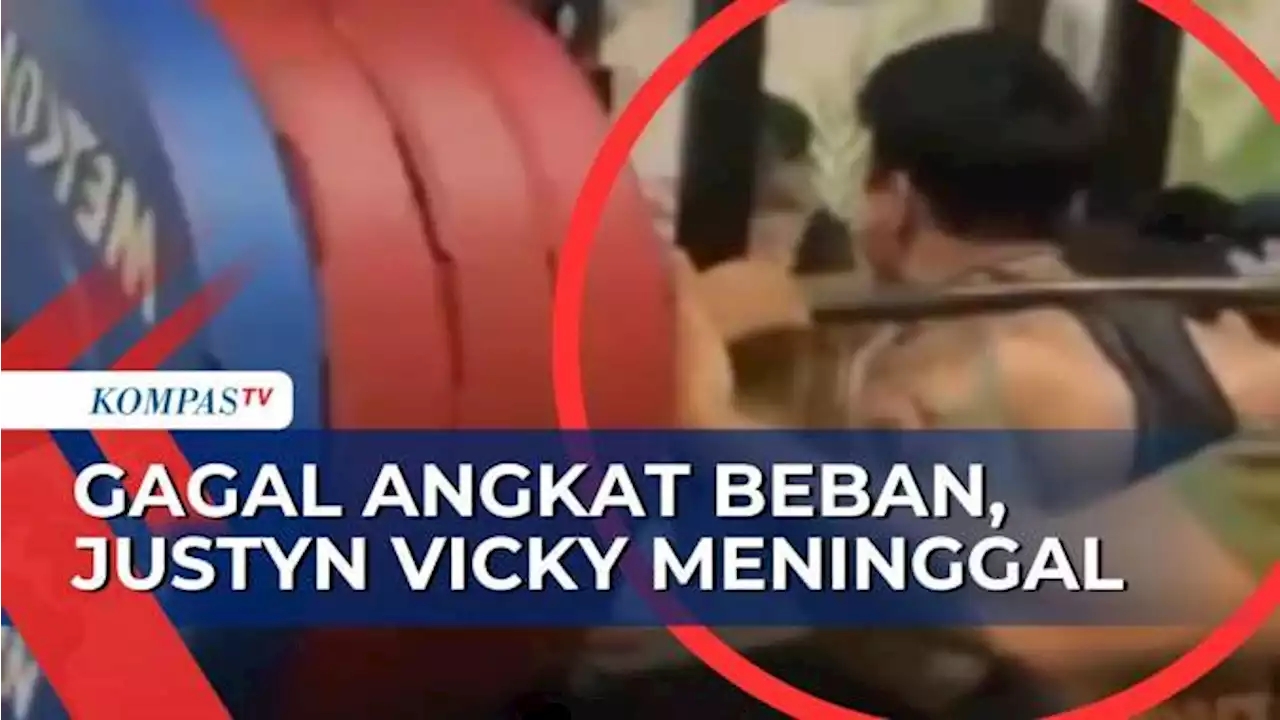 Gagal Angkat Beban 200 KG & Jatuh dalam Posisi Duduk, Binaragawan Justyn Vicky Meninggal Dunia