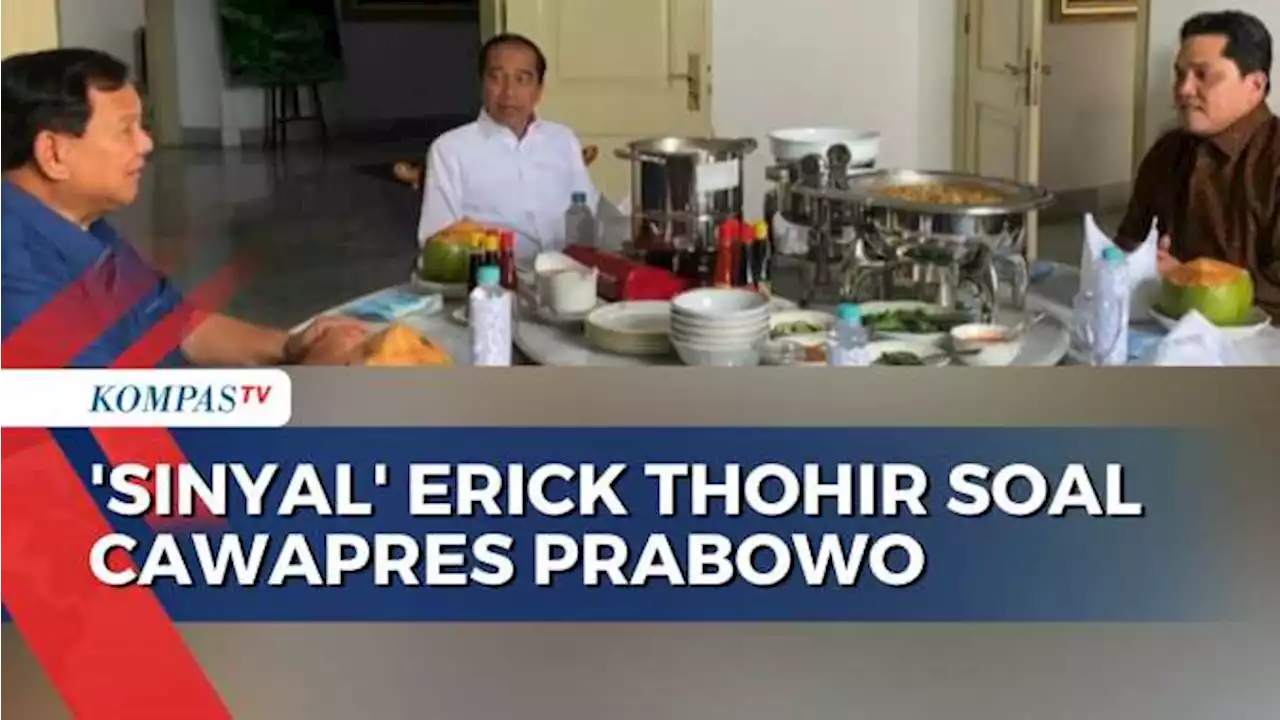 Soal Jadi Cawapres Prabowo, Erick Thohir: Tunggu Koalisi Terbentuk