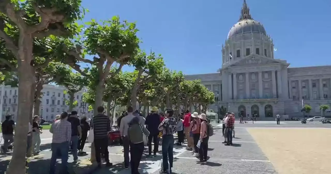 UPS drivers and supporters rally in S.F. as strike threat looms