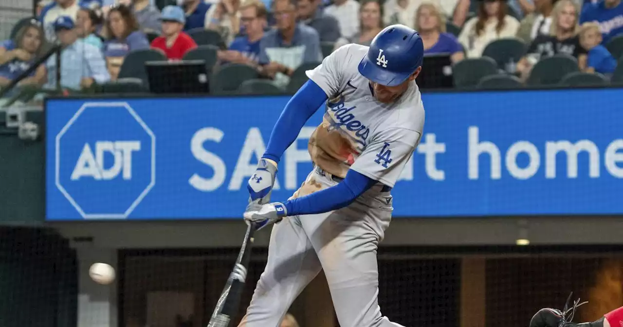 Freddie Freeman and Dodgers dominate at the plate in blowout win over Rangers