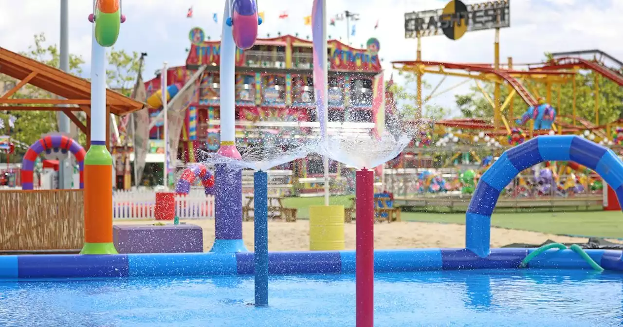 Beach and splash park forced to CLOSE at Trafford Centre due to grim weather