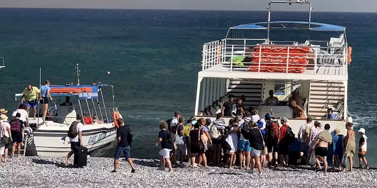 Evakuierter Tourist auf Rhodos: Erhielten keine Hilfe aus Schweiz