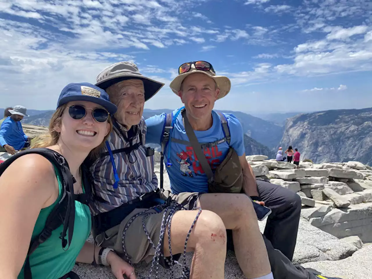 ‘My gosh, we're here': 93-year-old Oakland man summits Yosemite's Half Dome