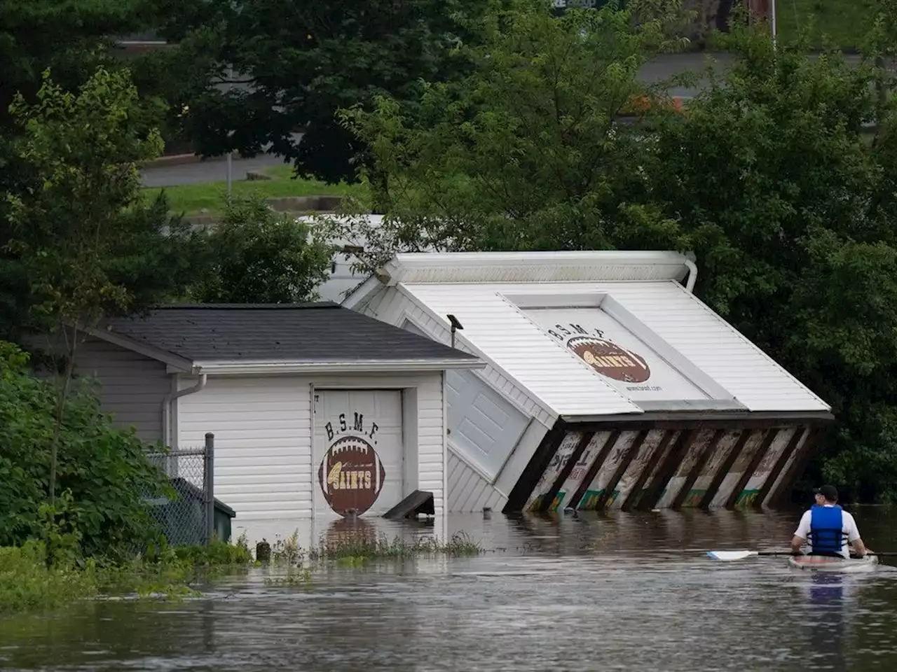 Four people, including two children, missing after record rainfall in Nova Scotia