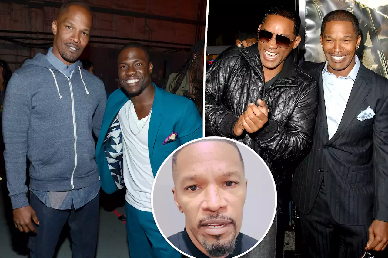 Will Smith, Kevin Hart and Reese Witherspoon react to Jamie Foxx breaking silence after health scare