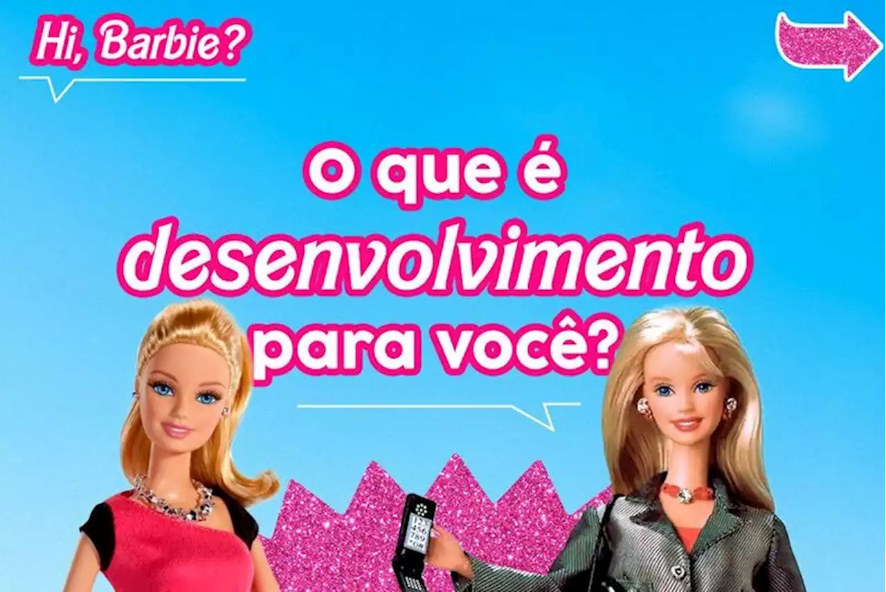 Ministério do desenvolvimento usa Barbie para divulgar ações nas redes sociais