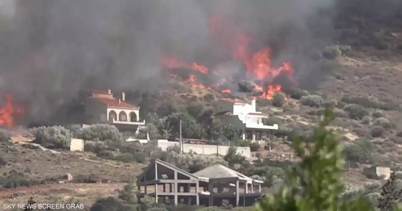 الحريق في رودوس يتسبب بـ'أكبر عملية إجلاء عرفتها اليونان على الإطلاق'