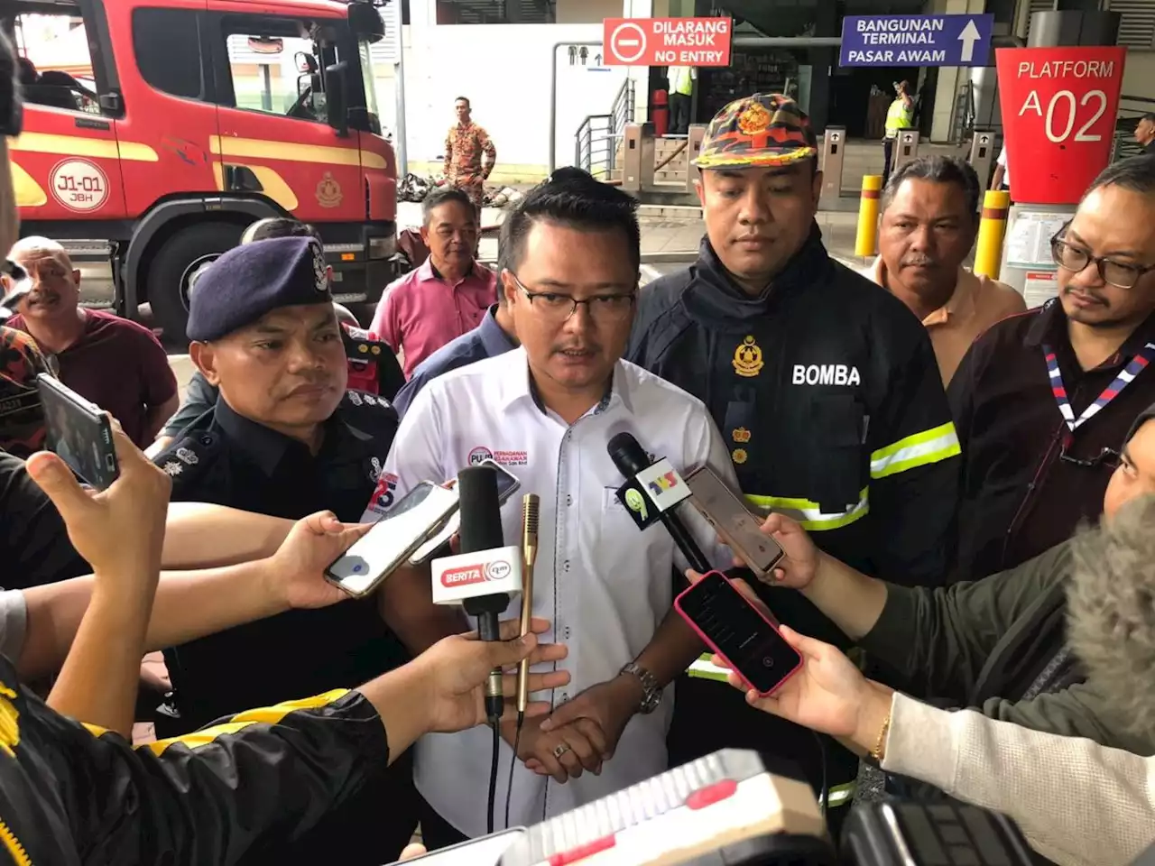 Traders affected by Larkin Market fire to get RM5,000 each