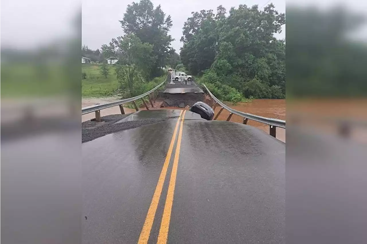 Floods damage roads and bridges in Canadian province, four people missing