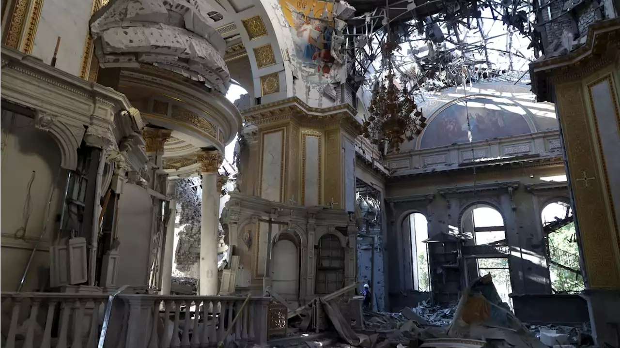 Russian Missile Strike on Odesa Leave One Dead, Historic Cathedral Damaged