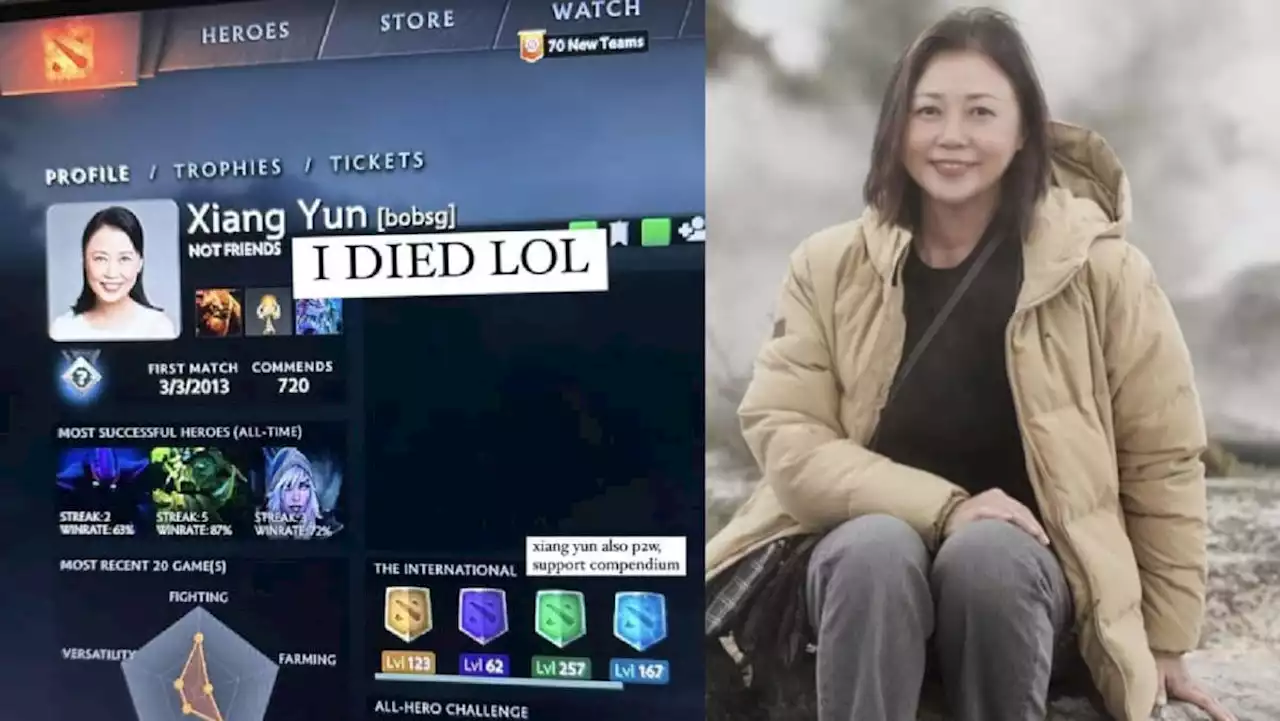Xiang Yun is now a Dota 2 player… except she’s not & it’s a guy pretending to be her