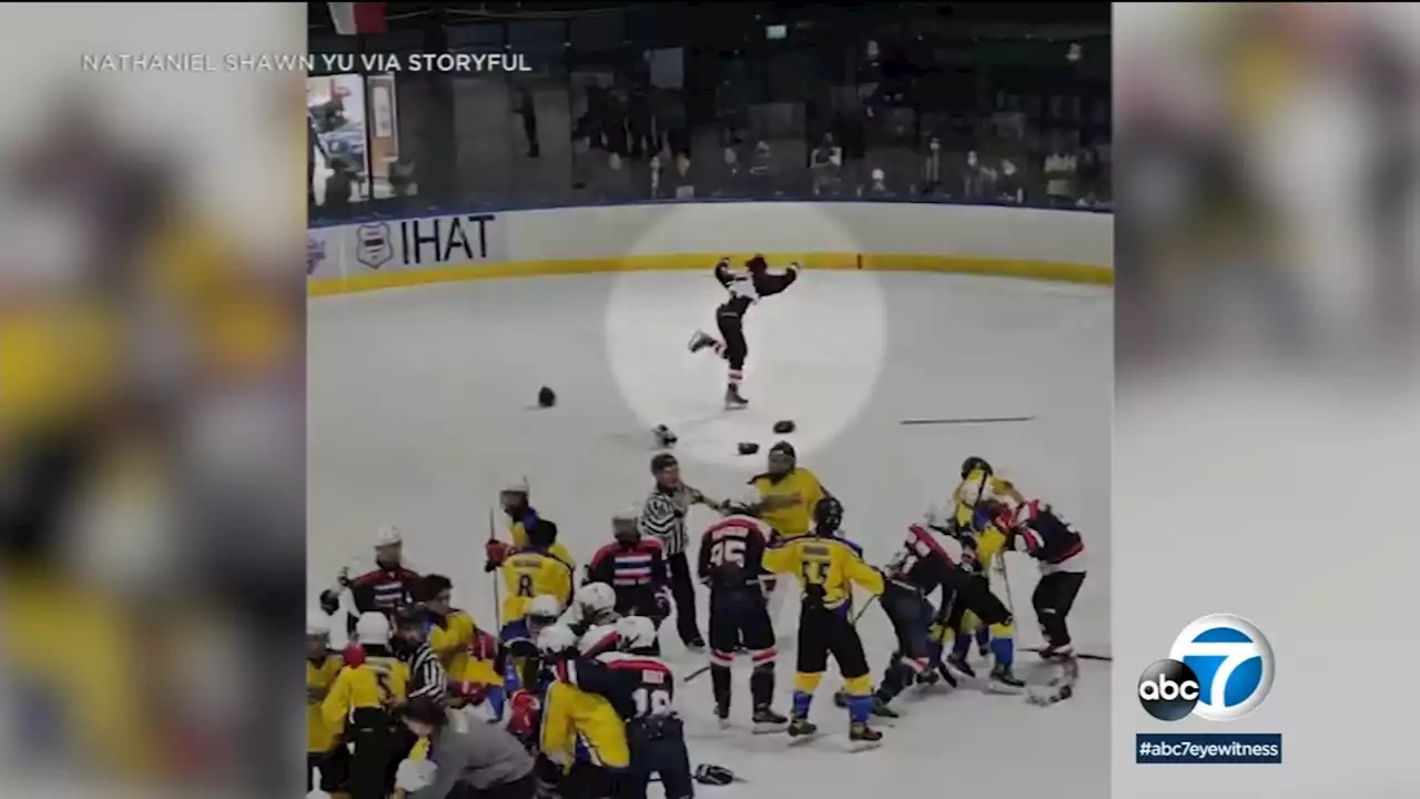 Thailand and Hong Kong hockey teams get into massive brawl where punches fly