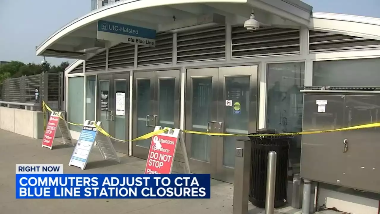 CTA Blue Line commuters brace for impact of station closures on Near West Side