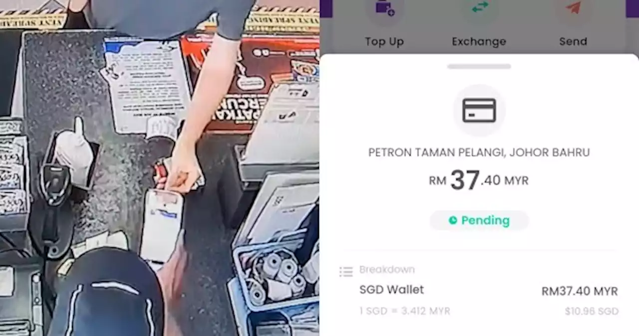 Man calls out Singapore car driver for using his YouTrip card at JB petrol station