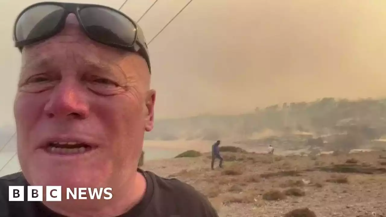 Rhodes fires: Attleborough dad tells of tourist rescue runs