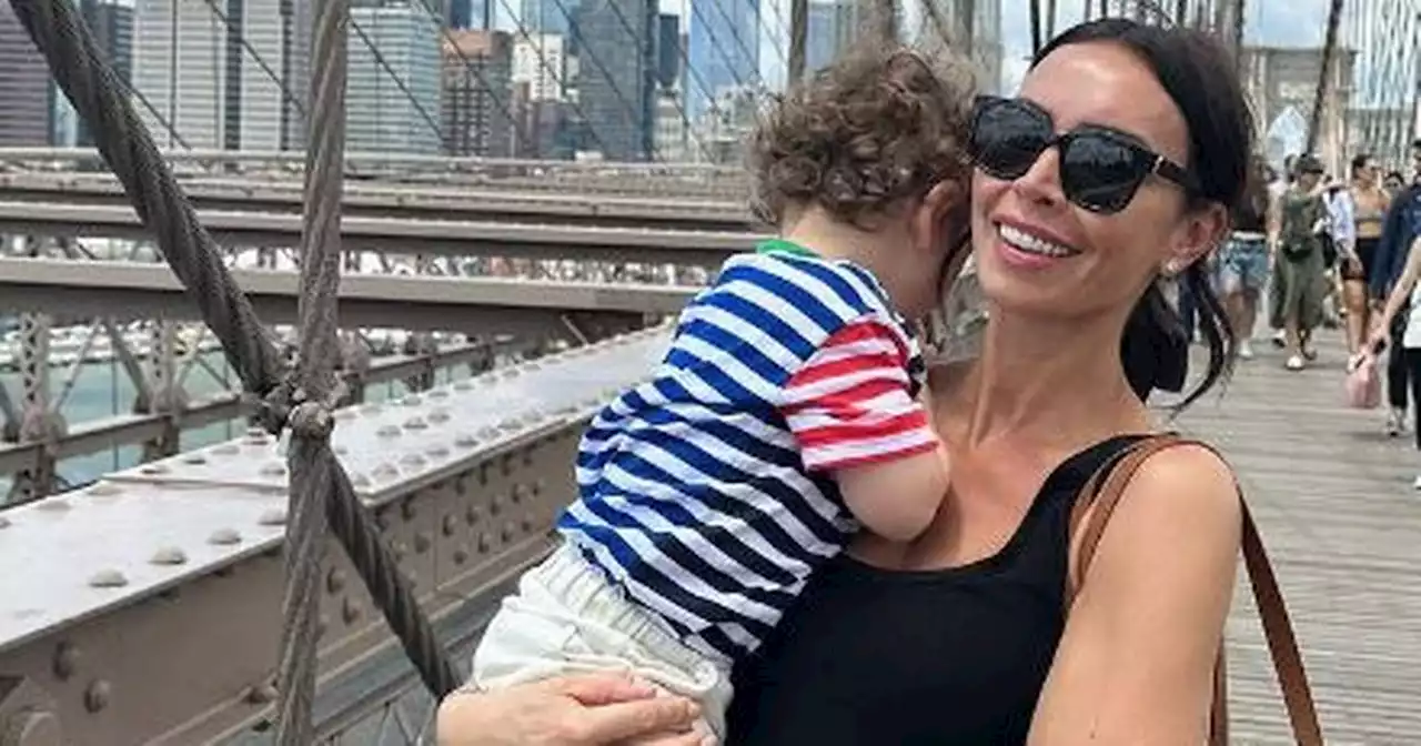 Christine Lampard shares cute holiday snaps with hubby Frank and kids