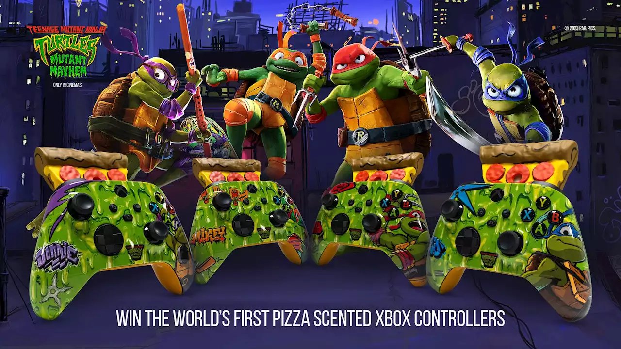 Microsoft really made a pizza-scented, Teenage Mutant Ninja Turtles-themed Xbox controller