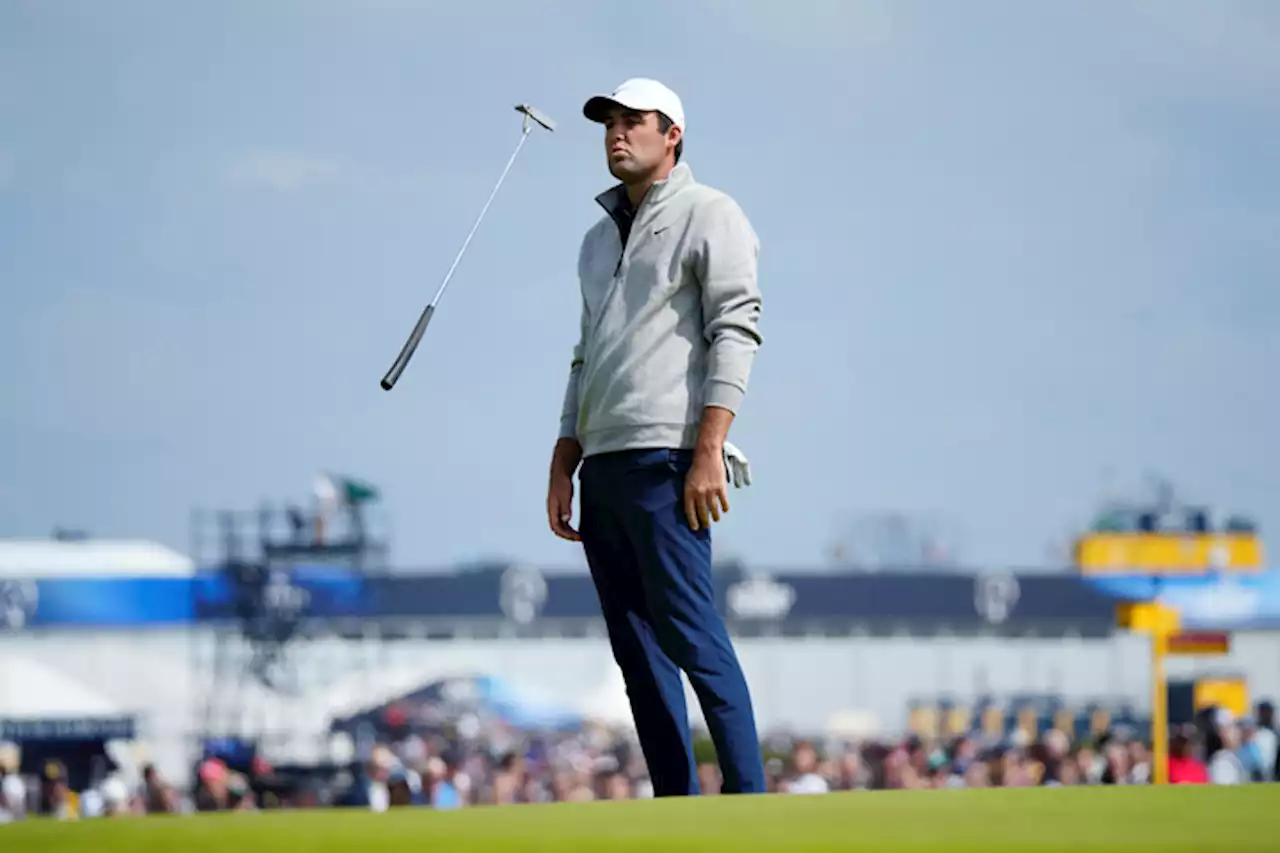 Scheffler and Homa get distracted by TV screen and spectators at the British Open | The Associated Press