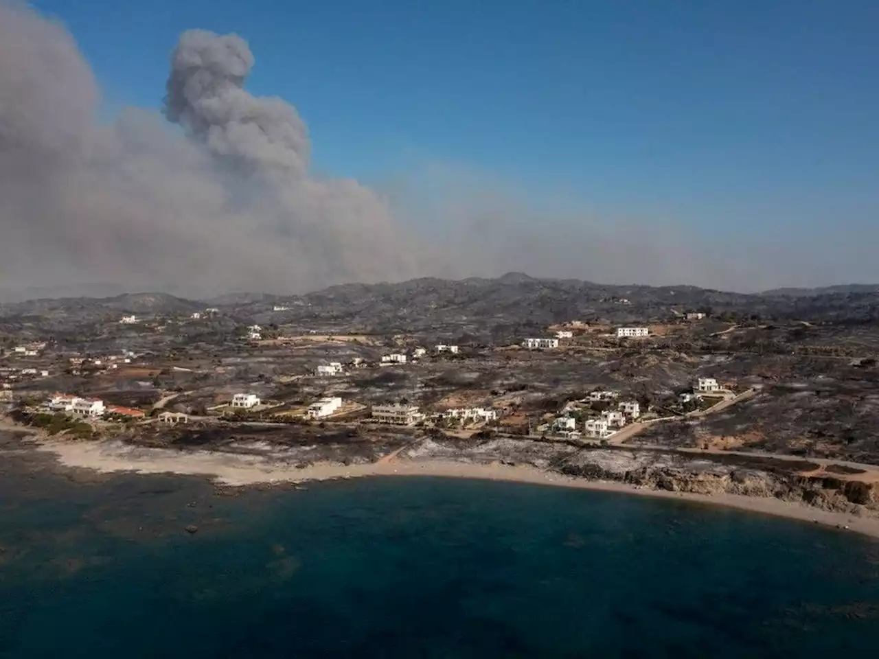 New evacuations ordered in Greece as high winds and heat fuel wildfires