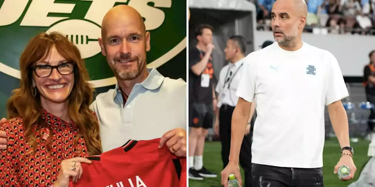 Manchester United: Julia Roberts spezza (ancora) il cuore a Pep Guardiola