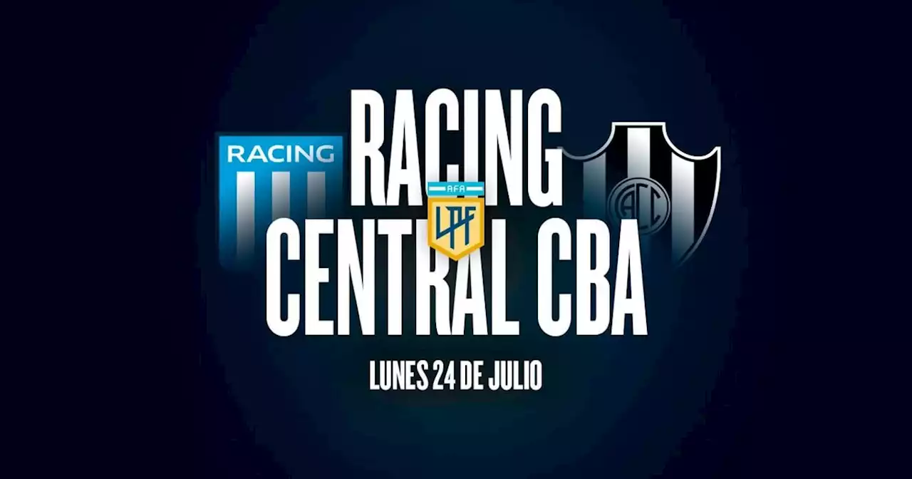 Racing - Central Córdoba: hora, TV y posibles formaciones