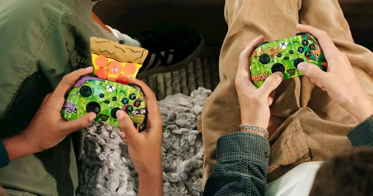 Xbox's new Ninja Turtles controllers smell just like pizza | Digital Trends