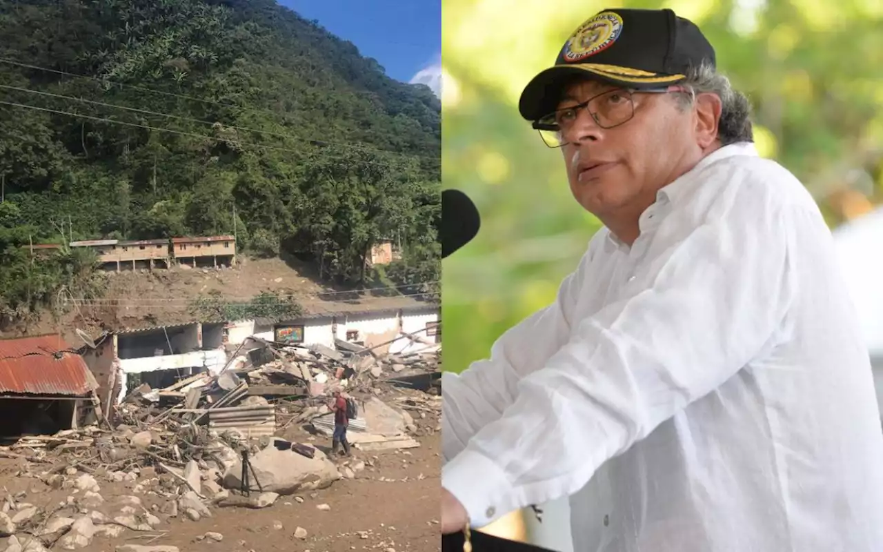 Gustavo Petro irá a Quetame, Cundinamarca, tras avalancha que dejó 26 muertos