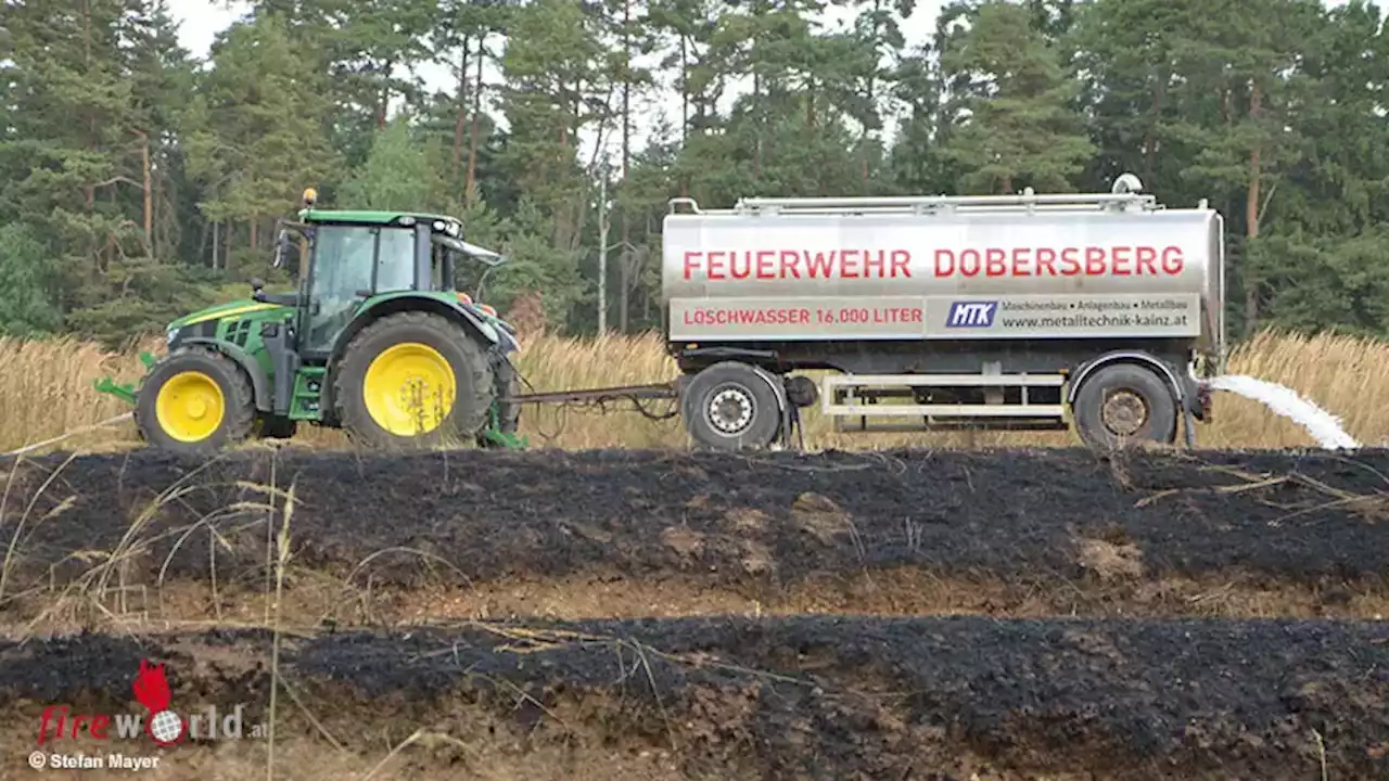 Nö: Zwei Feldbrände innerhalb kurzer Zeit in Karlstein an der Thaya (13 Wehren) und Raabs an der Thaya