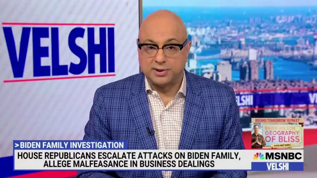 MSNBC host dismisses Republican probes into ‘so-called Biden Crime Family:’ Riddled with 'conspiracies'