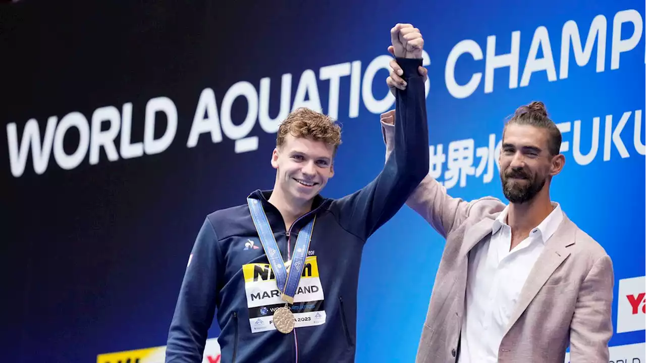 Mondiaux de natation : Léon Marchand, plus que jamais dans les pas de Michael Phelps