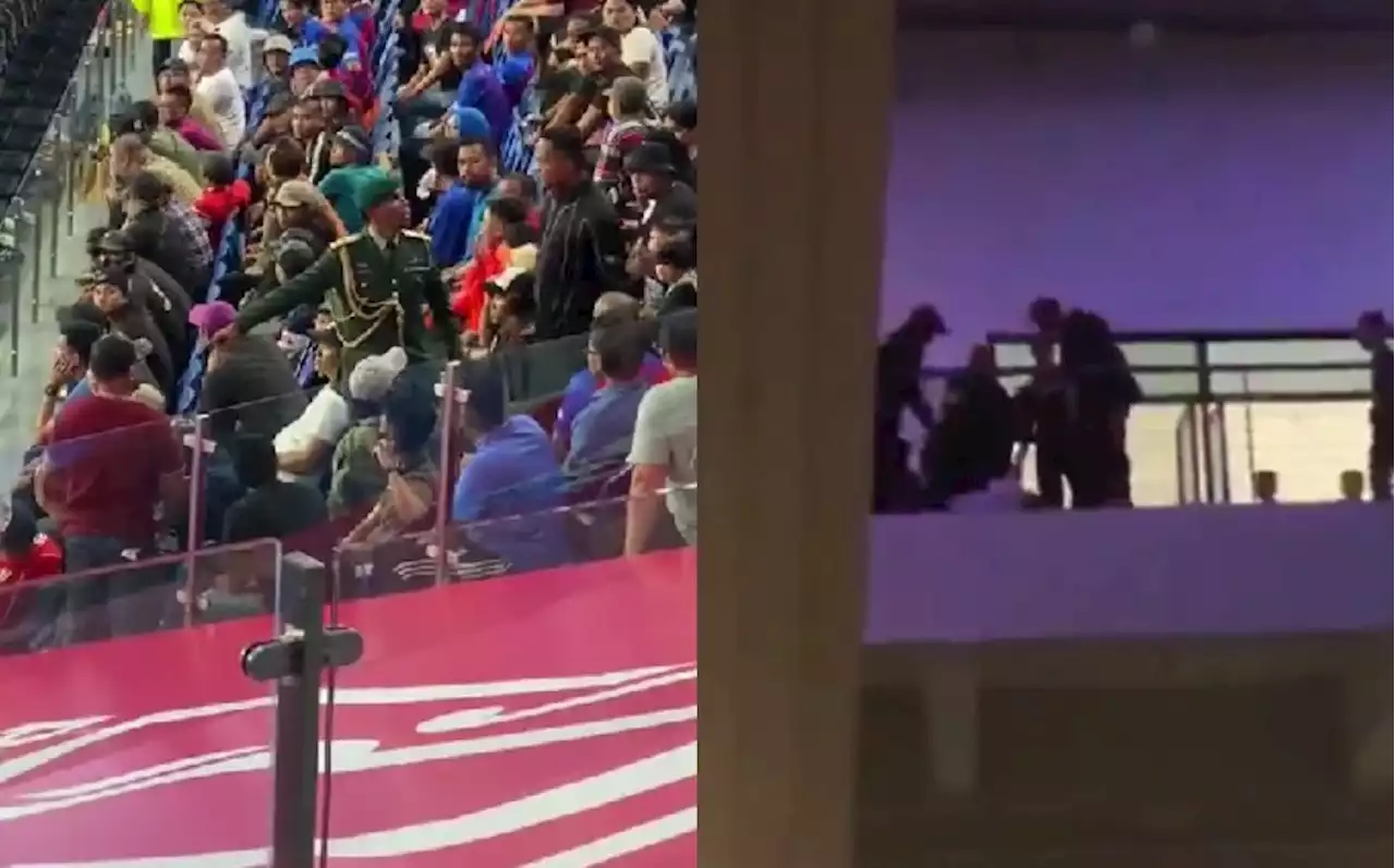 (Video) Members Of Royal Johor Military Force Accused Of Assaulting Football Fan During FA Cup Final - Hype MY