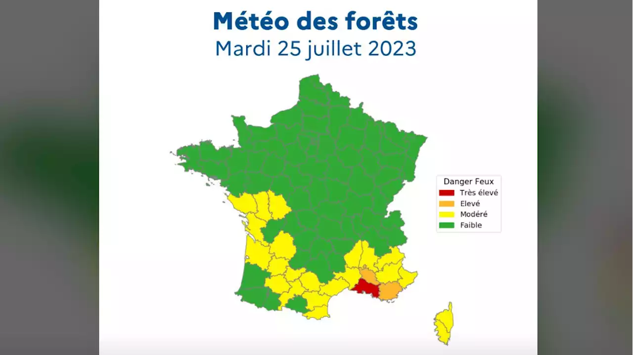 La météo des forêts déclenche sa première alerte rouge