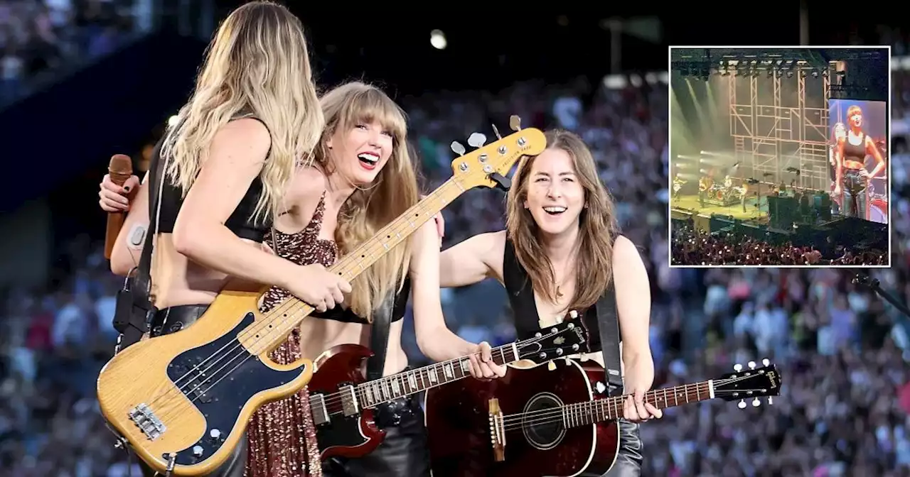 Taylor Swift brings out special guest Haim one year after surprise gig