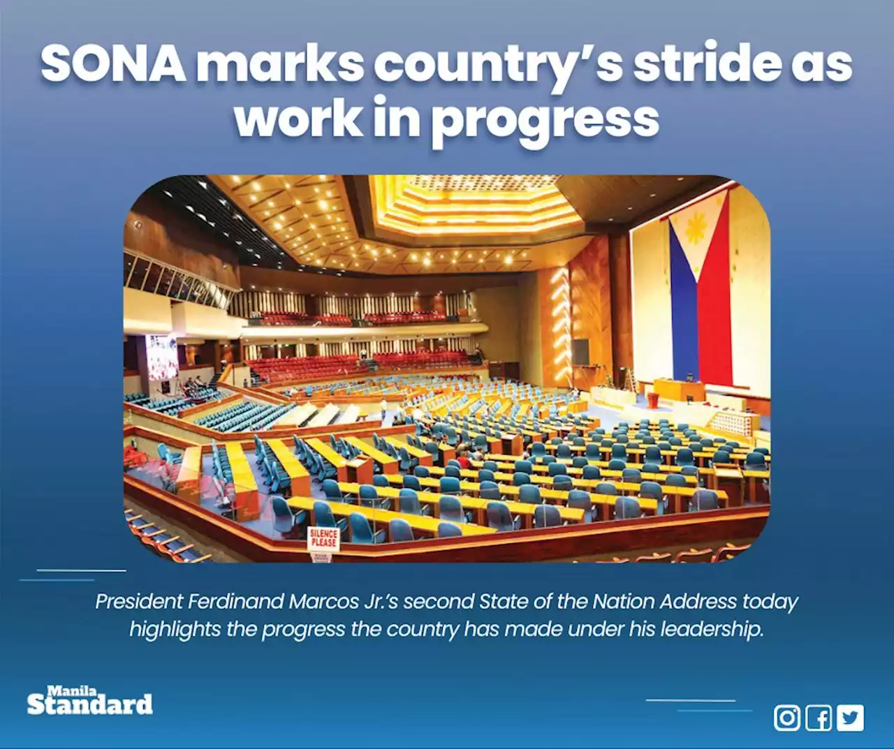 SONA marks country’s stride as work in progress