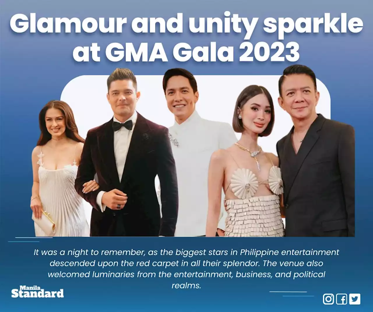 Glamour and unity sparkle at GMA Gala 2023