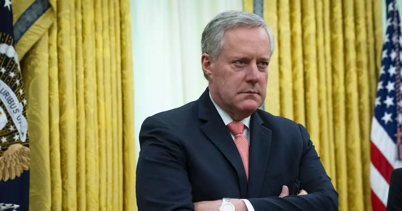 Texts show Mark Meadows ridiculing Trump’s election lies