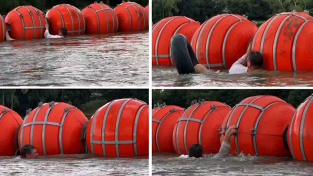 Texas is using disaster declarations to install buoys and razor wire on the US-Mexico border