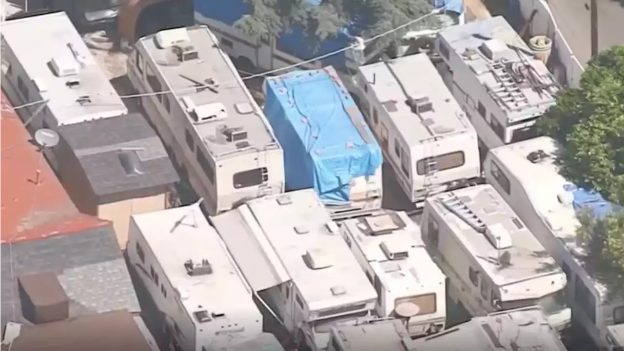 Some tenants vacate Sylmar makeshift RV park following judge's order