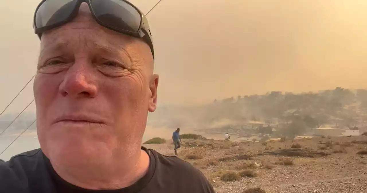 Hero Brit uses hire car to rescue families from Rhodes wildfires