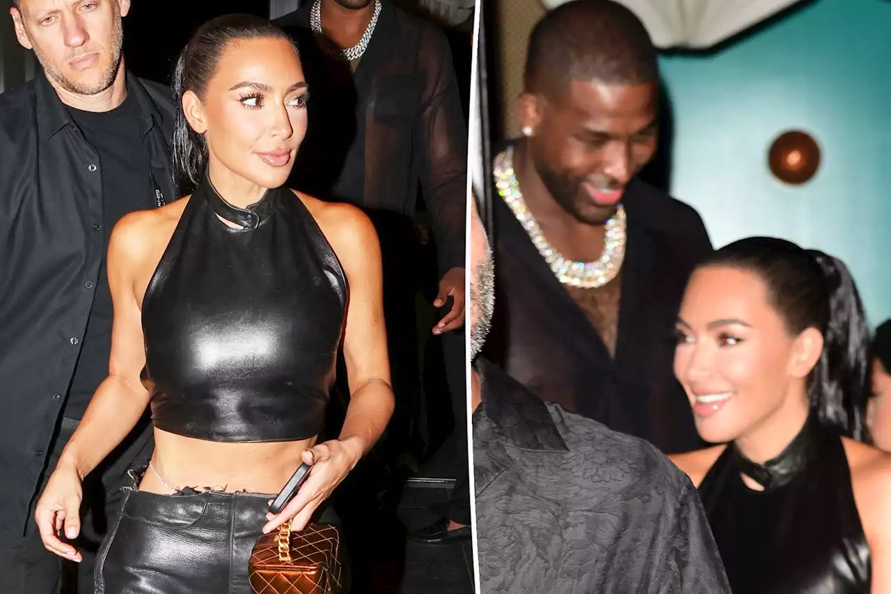 Kim Kardashian parties with Tristan Thompson in Miami after Lionel Messi’s game