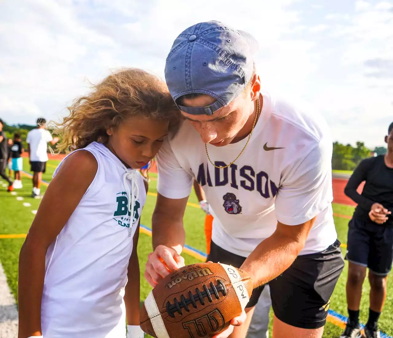 Sights and Sounds: Bishop McDevitt football team hosts youth football camp