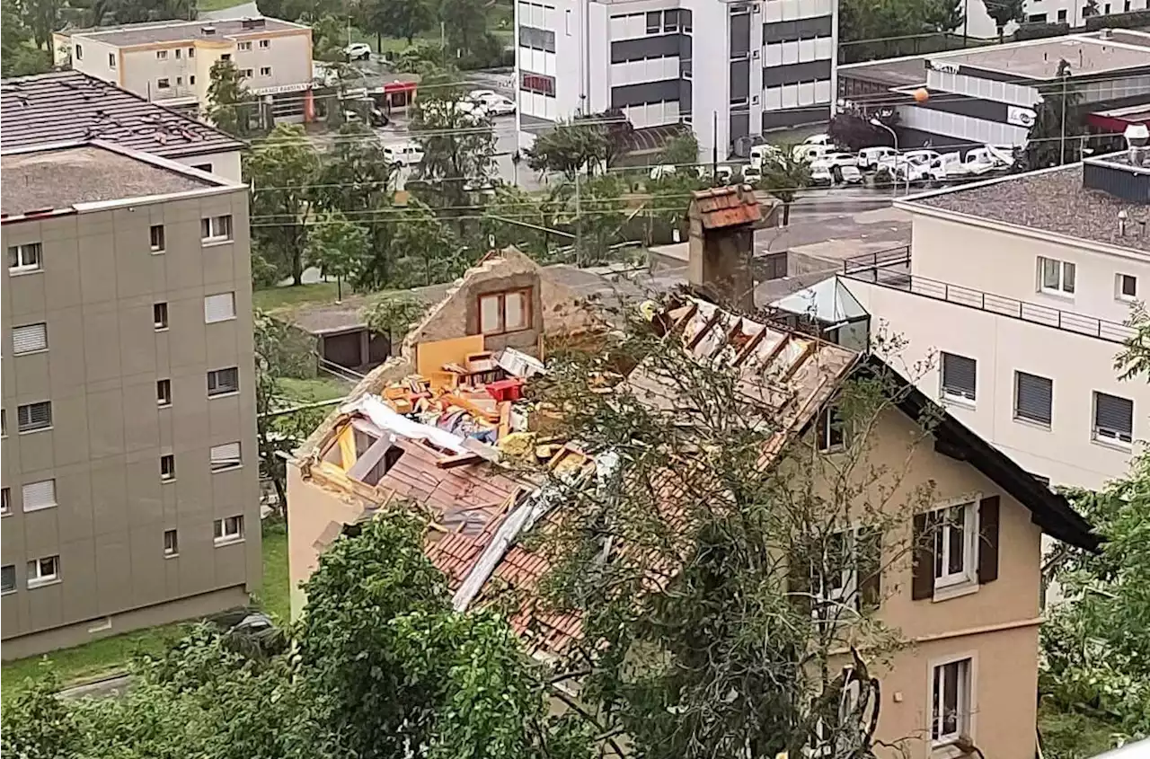 Tornado zieht über La Chaux-de-Fonds