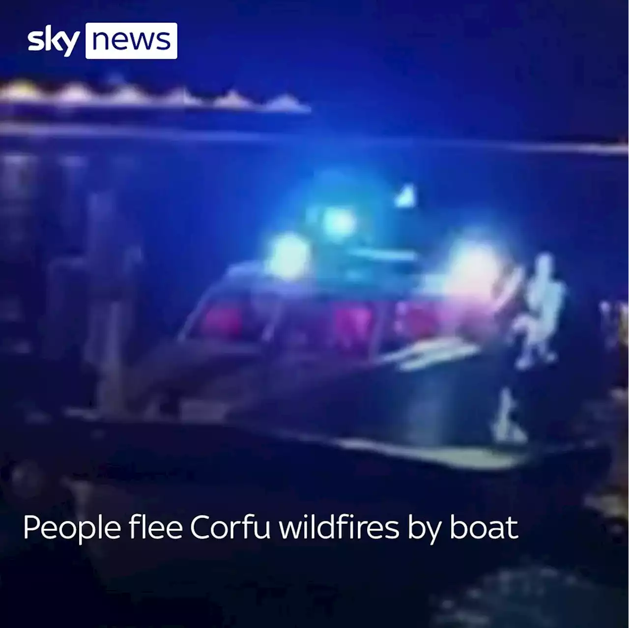 Up to 10,000 Britons on wildfire-hit Rhodes - as sea evacuations begin on Corfu