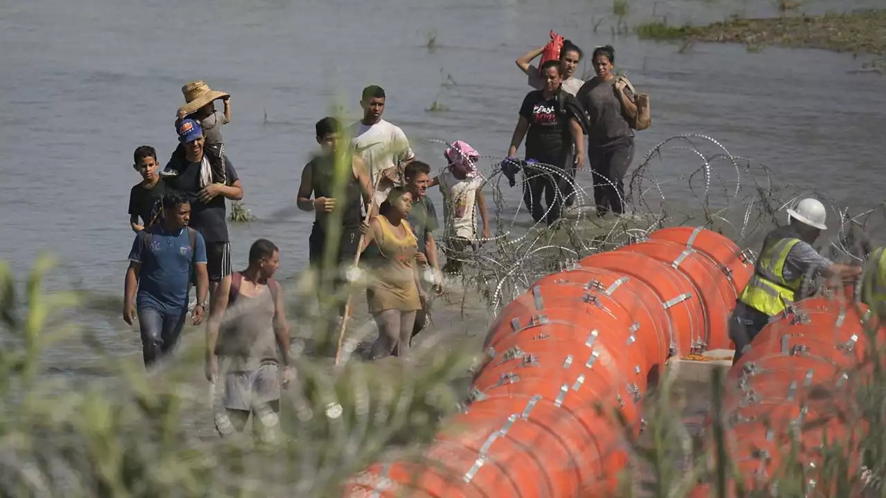 Texas Gov. Greg Abbott defends river barrier in letter to Biden